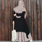 New Stylish High-Quality Irani Queen Style Abaya Burka,, Dubai Cherry Fabric, For Muslim Women - Image 3